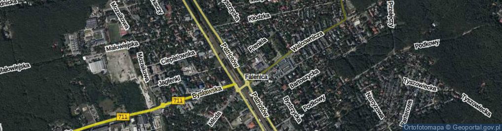 Zdjęcie satelitarne Kędzierzyńska ul.