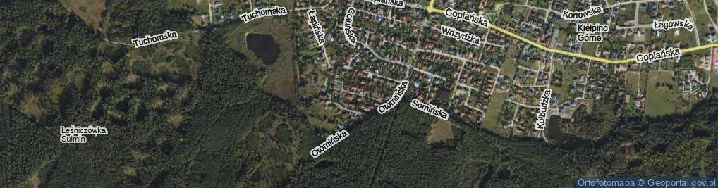 Zdjęcie satelitarne Kiszewska ul.