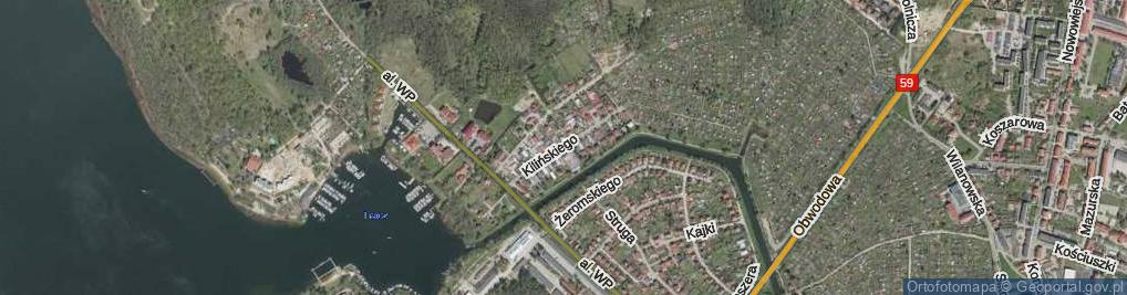 Zdjęcie satelitarne Kilińskiego Jana, płk. ul.