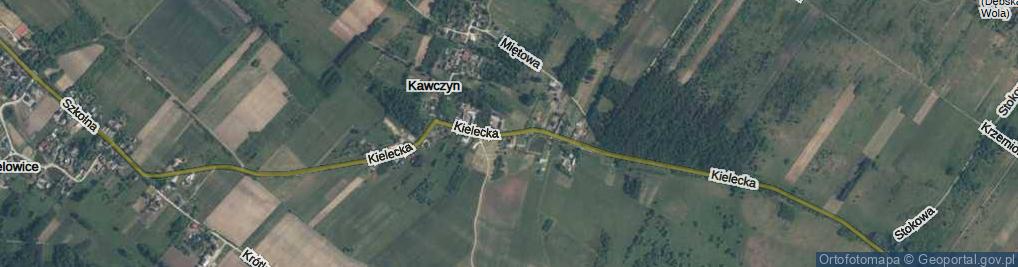 Zdjęcie satelitarne Kielecka ul.