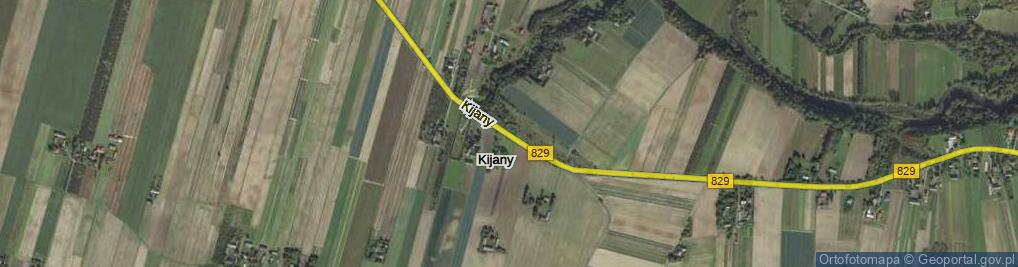 Zdjęcie satelitarne Kijany ul.