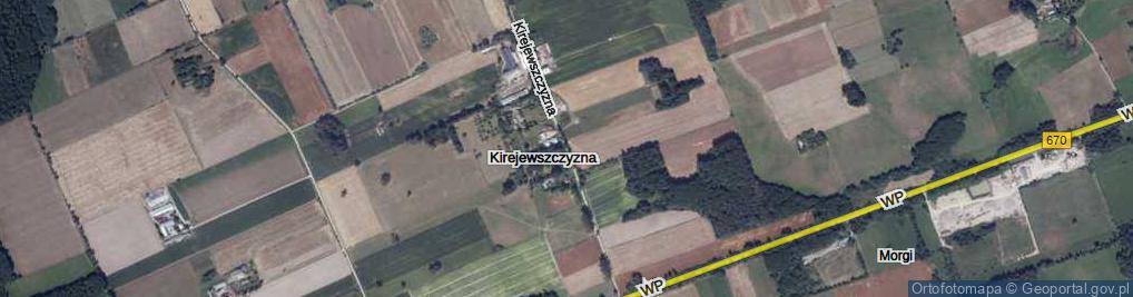 Zdjęcie satelitarne Kirejewszczyzna ul.