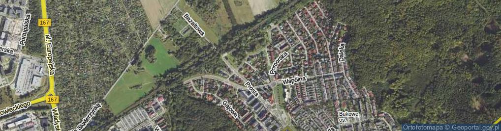 Zdjęcie satelitarne Kielecka ul.