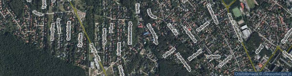 Zdjęcie satelitarne Kisielewskiego ul.