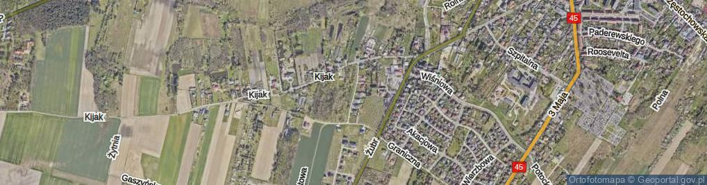 Zdjęcie satelitarne Kierocińskiej Janiny ul.