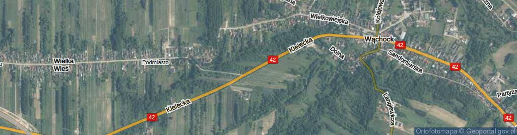 Zdjęcie satelitarne Kielecka ul.