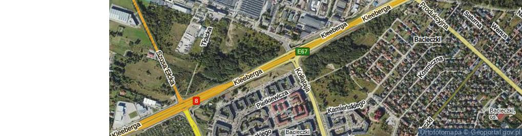 Zdjęcie satelitarne Kleeberga Franciszka, gen. ul.