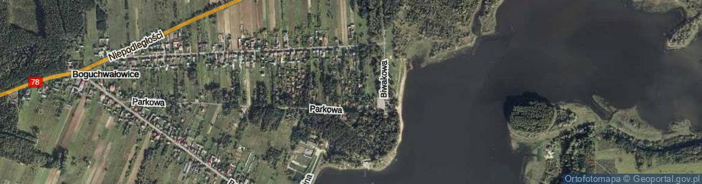 Zdjęcie satelitarne Klonowa ul.