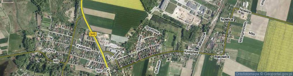 Zdjęcie satelitarne Klonowa ul.