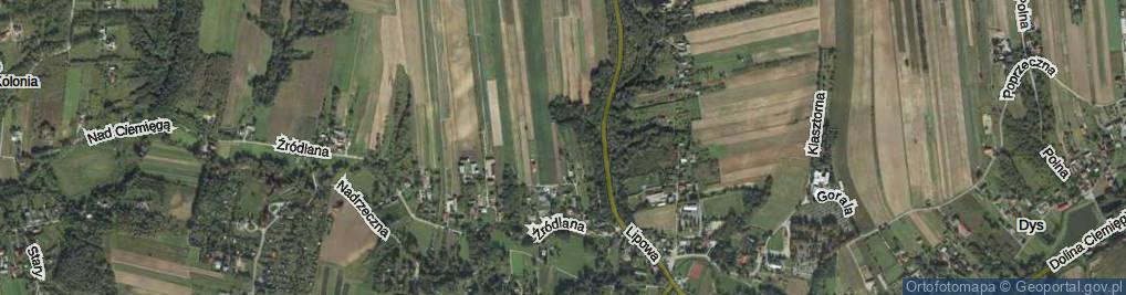 Zdjęcie satelitarne Klonowa ul.