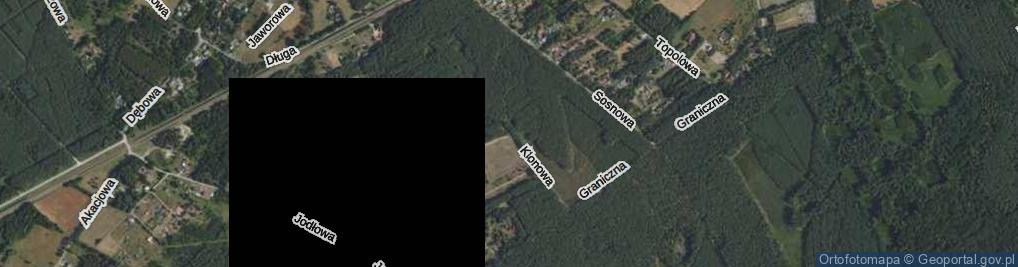 Zdjęcie satelitarne Klonowa ul.