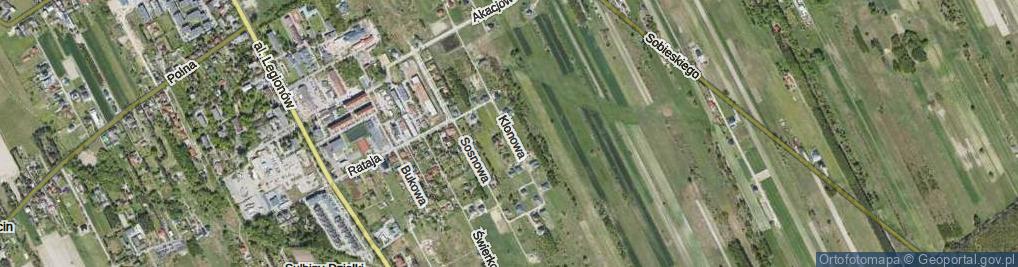 Zdjęcie satelitarne Klonowa ul.