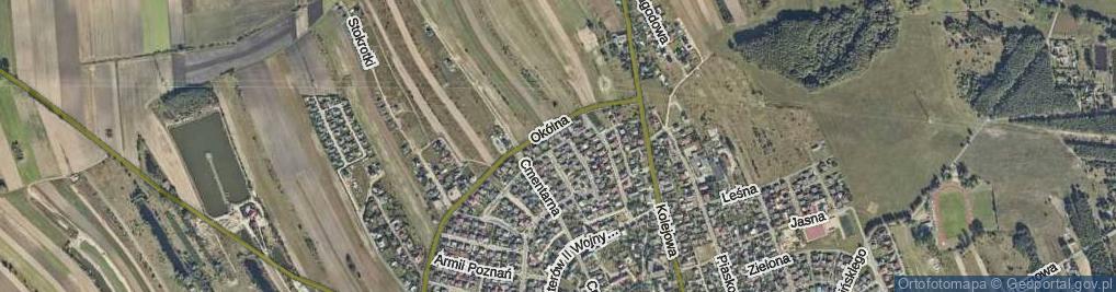 Zdjęcie satelitarne Kleberga, gen. ul.
