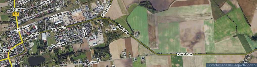 Zdjęcie satelitarne Klasztorna ul.