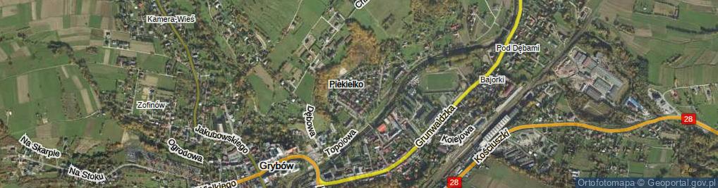 Zdjęcie satelitarne Klonowa ul.