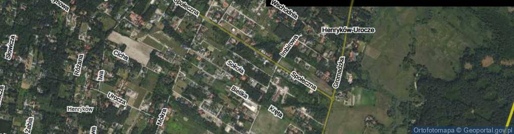 Zdjęcie satelitarne Klimatyczna ul.