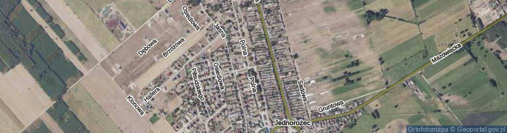 Zdjęcie satelitarne Klubowa ul.