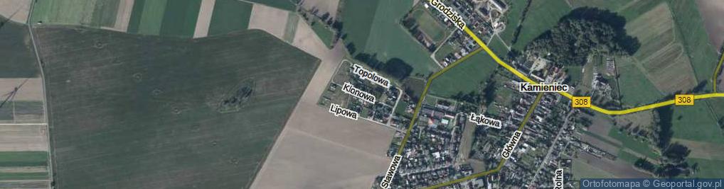 Zdjęcie satelitarne Klonowa ul.