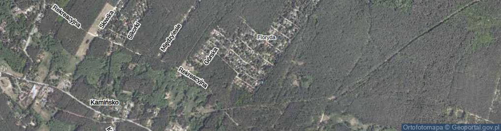 Zdjęcie satelitarne Klonowa ul.