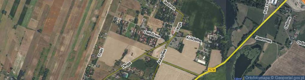 Zdjęcie satelitarne Klonowa ul.