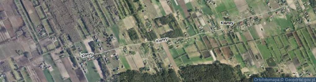 Zdjęcie satelitarne Klamry ul.
