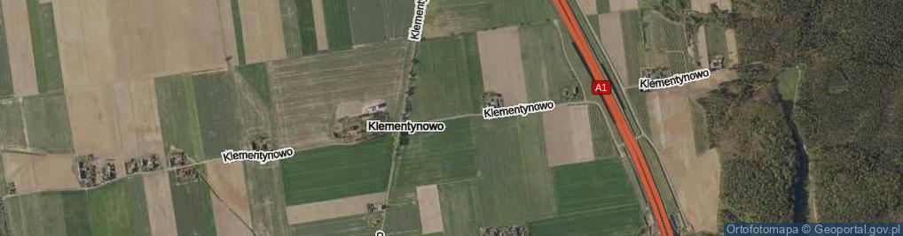 Zdjęcie satelitarne Klementynowo ul.
