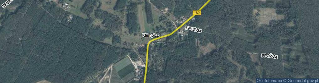 Zdjęcie satelitarne Klempicz ul.