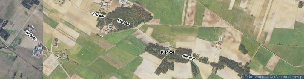 Zdjęcie satelitarne Klenkor ul.