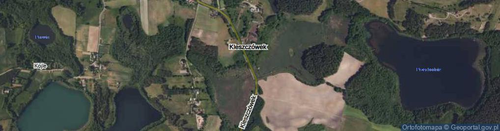 Zdjęcie satelitarne Kleszczówek ul.