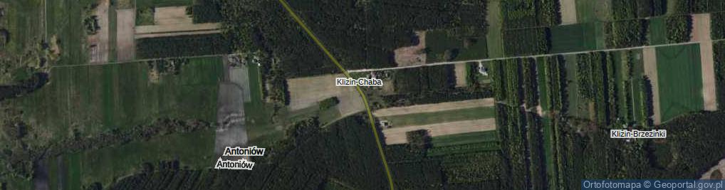 Zdjęcie satelitarne Klizin-Chaba ul.