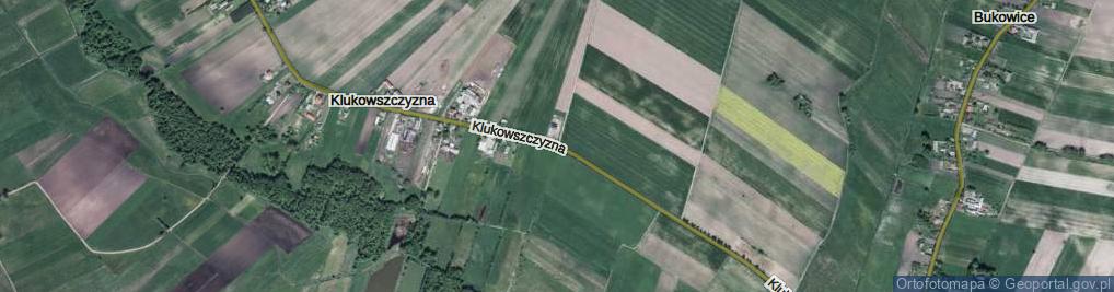 Zdjęcie satelitarne Klukowszczyzna ul.