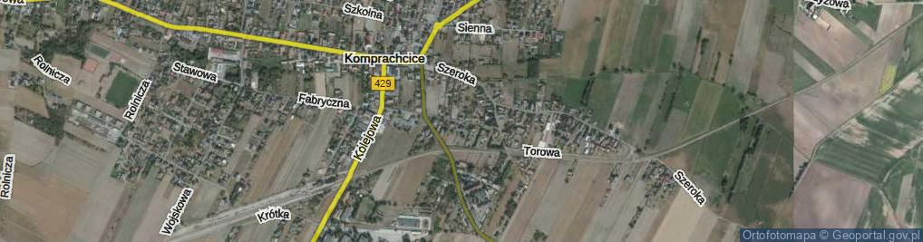 Zdjęcie satelitarne Klasztorna ul.