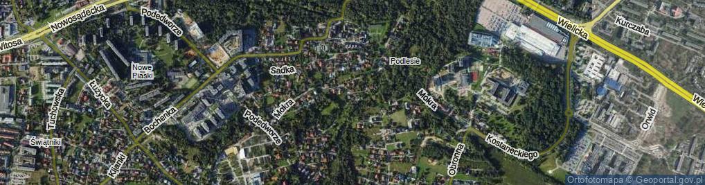 Zdjęcie satelitarne Kliniec ul.