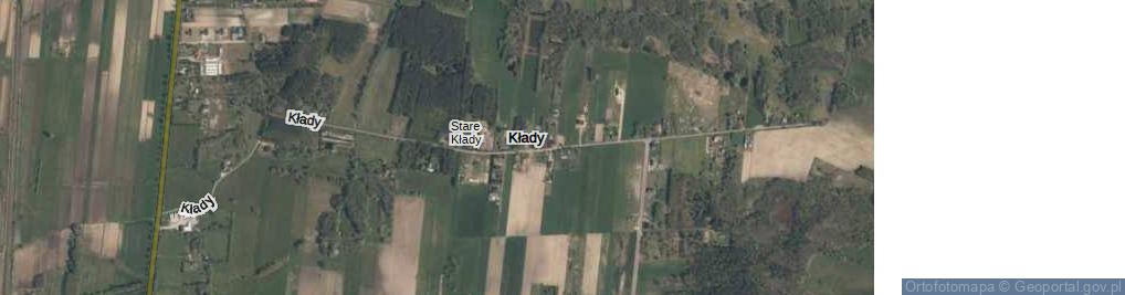Zdjęcie satelitarne Kłady ul.