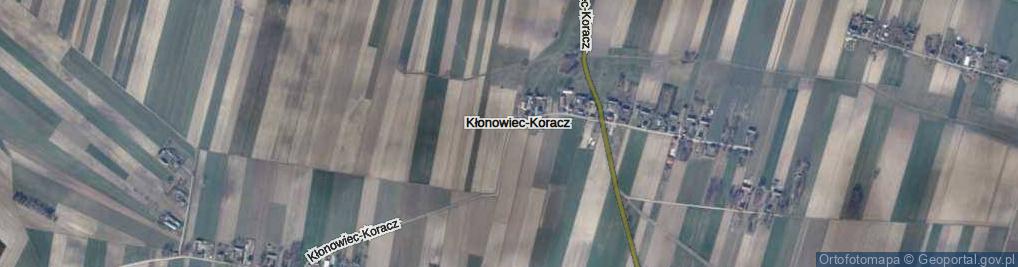 Zdjęcie satelitarne Kłonowiec-Koracz ul.