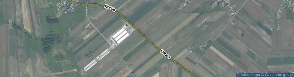 Zdjęcie satelitarne Kłonów ul.