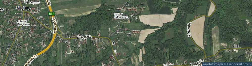 Zdjęcie satelitarne Klonowa ul.