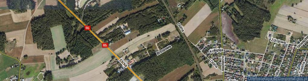 Zdjęcie satelitarne Klonowa ul.