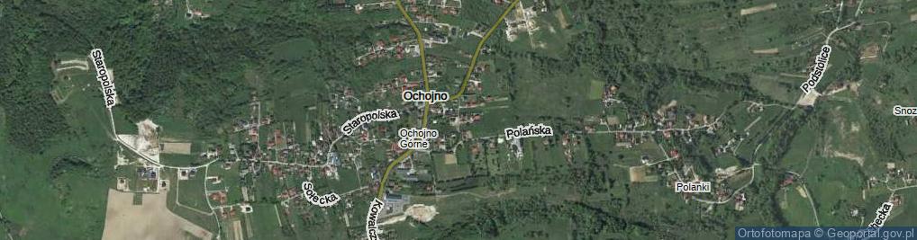 Zdjęcie satelitarne Klonowa ul.