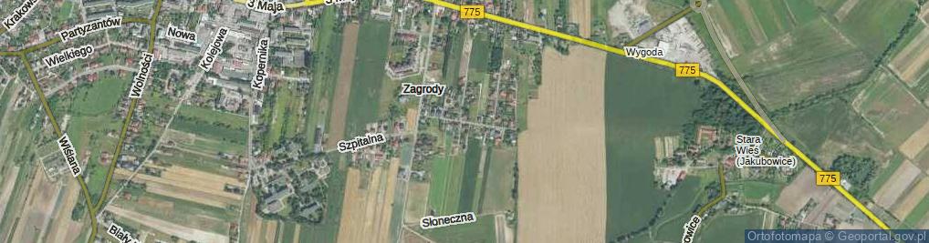 Zdjęcie satelitarne Kleszczyńskiego Bogusława ul.