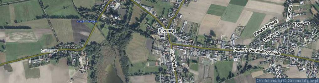 Zdjęcie satelitarne Klasztorna ul.