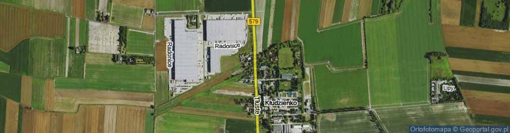 Zdjęcie satelitarne Kłudzienko ul.