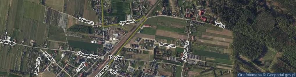 Zdjęcie satelitarne Klonowa ul.