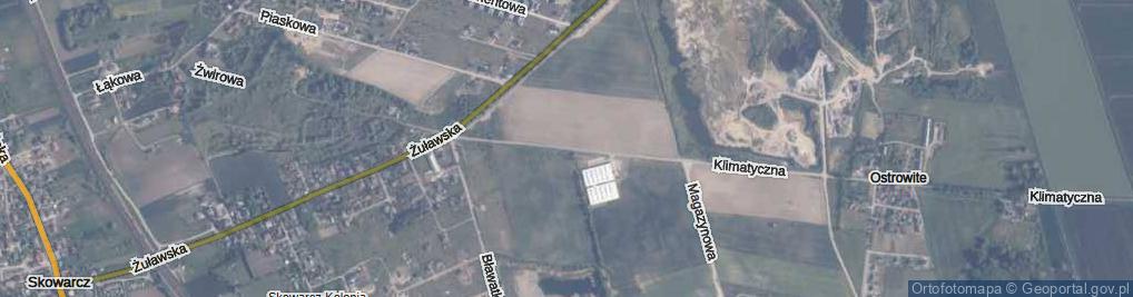 Zdjęcie satelitarne Klimatyczna ul.