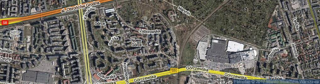 Zdjęcie satelitarne Kluczborska ul.