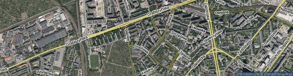 Zdjęcie satelitarne Kłośna ul.