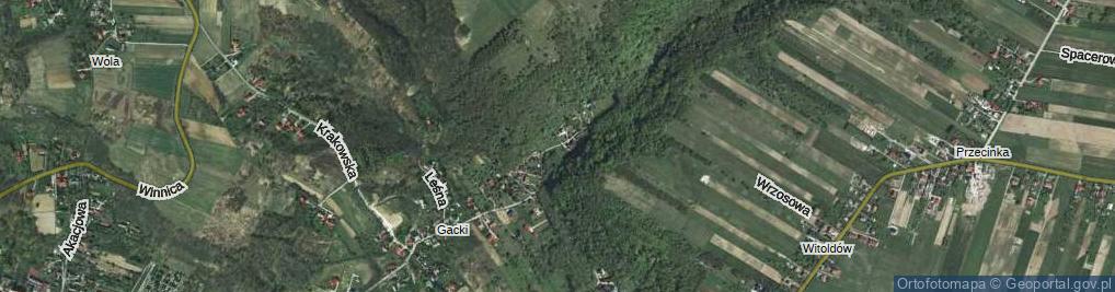 Zdjęcie satelitarne Kluczwody ul.