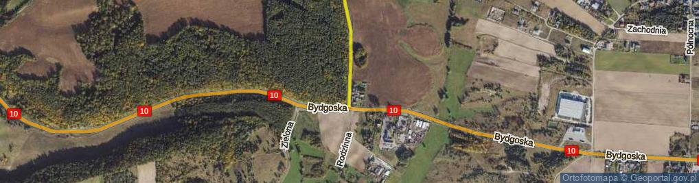 Zdjęcie satelitarne Klonowa ul.