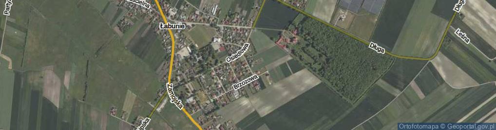 Zdjęcie satelitarne Klonowa ul.