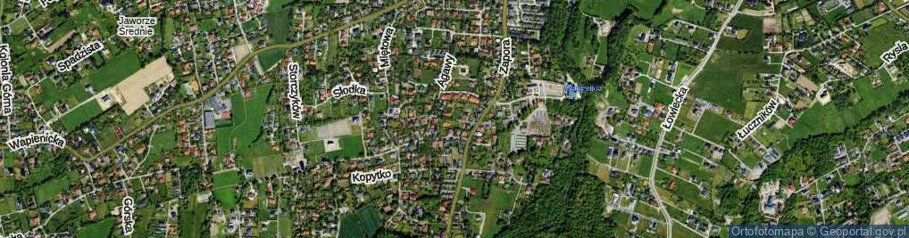 Zdjęcie satelitarne Kminkowa ul.